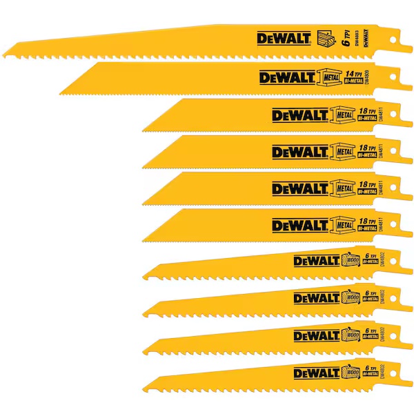 10 Piece Bi-Metal Reciprocatin - Metal Saw Reciprocating review and price