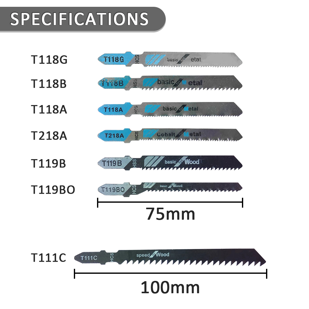 35-Piece Jigsaw Blade Set, Mix - Metal Saw Reciprocating review and price